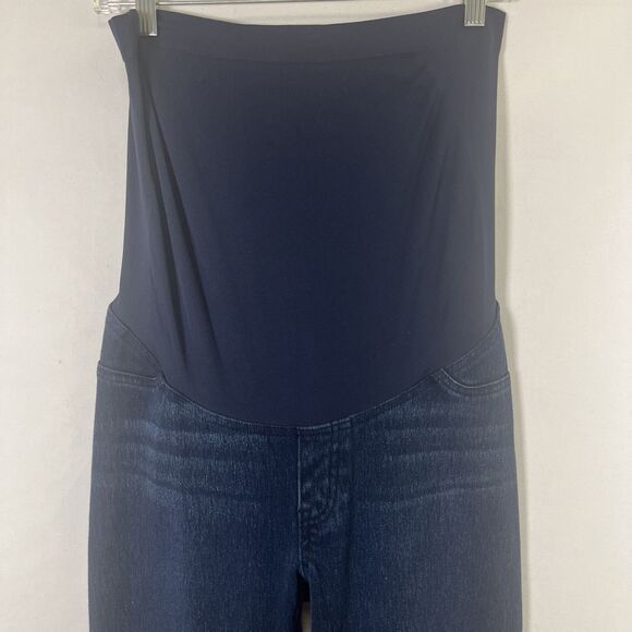 Spanx Mama Maternity Jeanish Ankle Leggings Jeggings Stretch Comfort Jeans XL - Picture 4 of 10